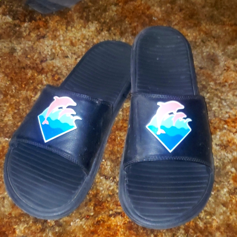 SZ 12 PINK DOLPHIN SLIDE